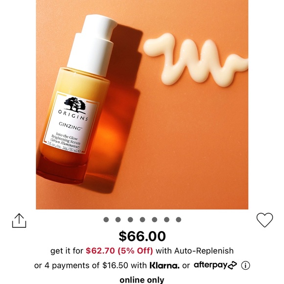 Try Before You Buy Origins brighten serum - Picture 3 of 6